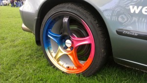 Clown wheel - alloy wheel repair Newcastle Project car